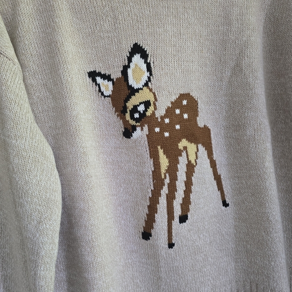 Disney Parks Bambi Jumper Sweater Size Small - Picture 3 of 9